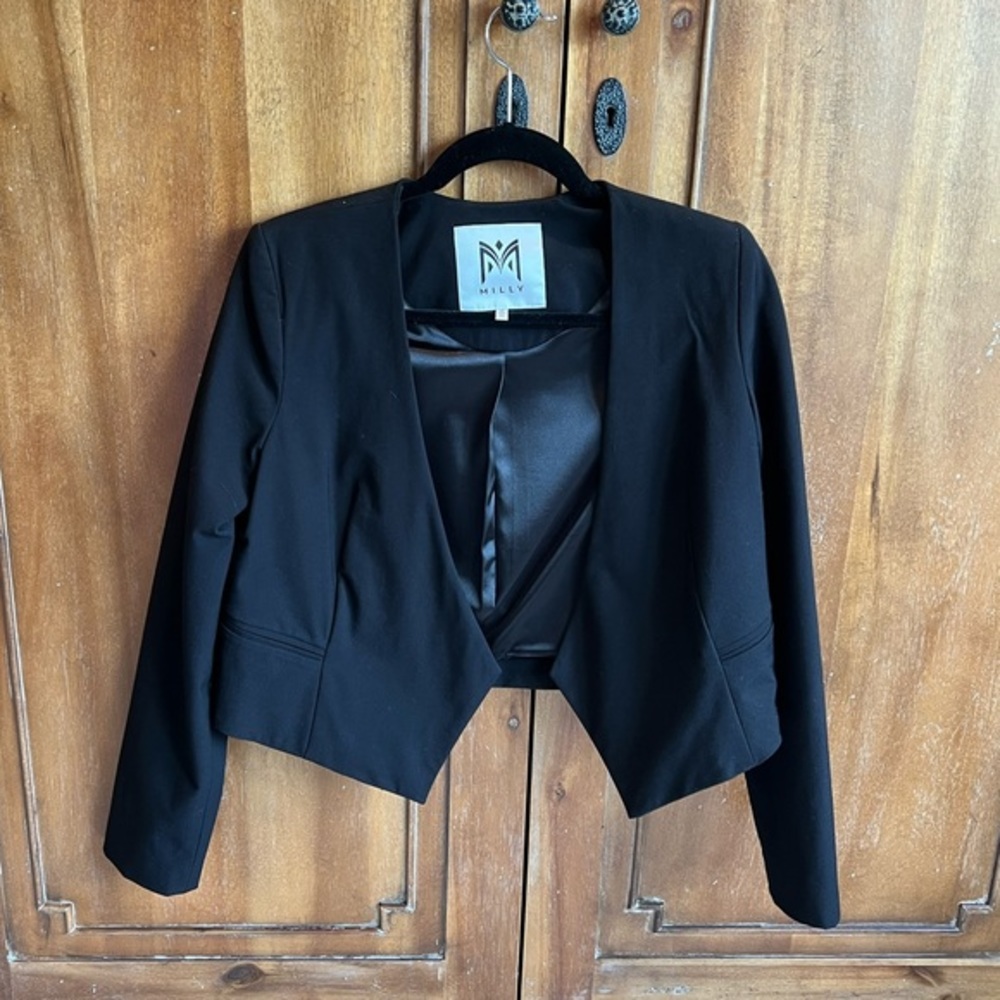 Milly cropped‎ blazer